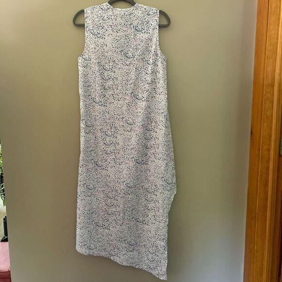 BCBGMaxazria Tara Sheer Lilac Shell Asymmetrical Dress Small - Picture 7 of 10